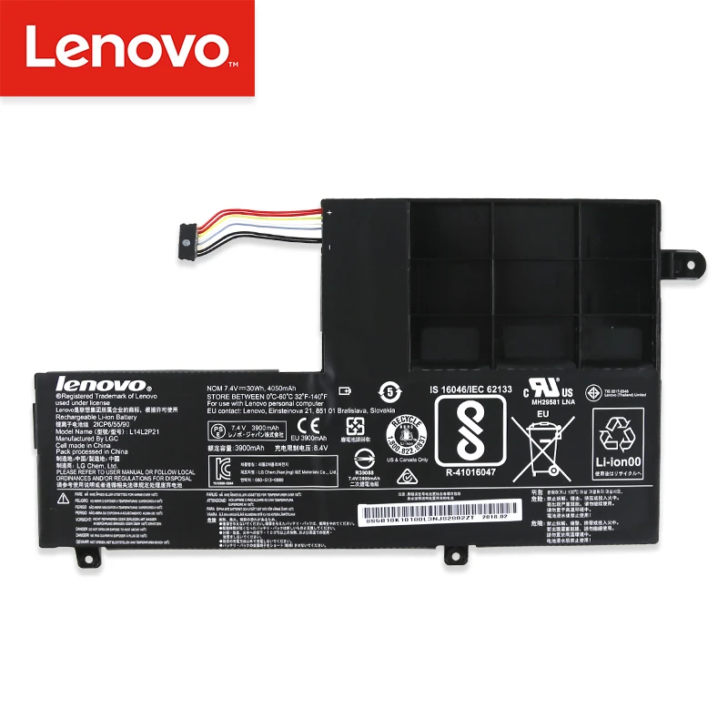 Оригинальный аккумулятор для ноутбука Lenovo Yoga 500 14ISK S41 70 75 70AM IFI 35 500S 15 300S 310S 14IKB