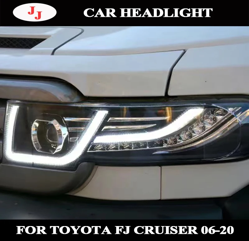 Full led Car Headlights For Toyota Fj cruiser 2006-2020 Year Modified style