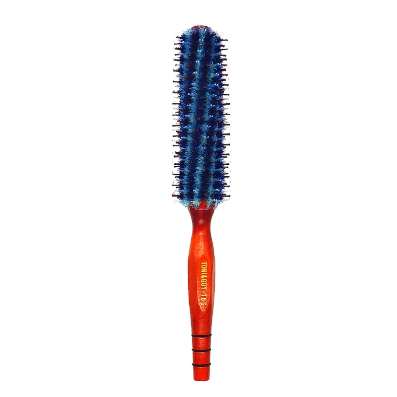 

Round Curly Hair Comb Curling Hair Brushes Hairbrush Massage Roller Comb Lotus Handle Hairdressing Salon Styling Tools G1218