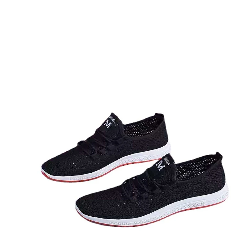 

Summer Women's Lightweight Running Shoes Lace-Up Sports Shoes Breathable Wear-Resistant Mesh Shoes Ladies Fitness Casual Shoes