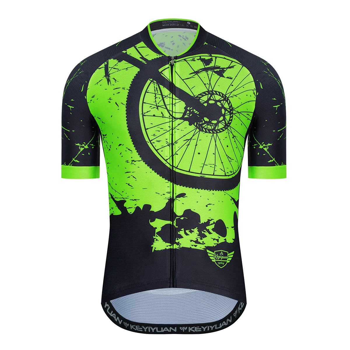 

KEYIYUAN 2023 Men Short Sleeve Cycling Jersey Tops Bicycle Mtb Shirt Summer Road Bike Sports Clothing Mallots Ciclismo