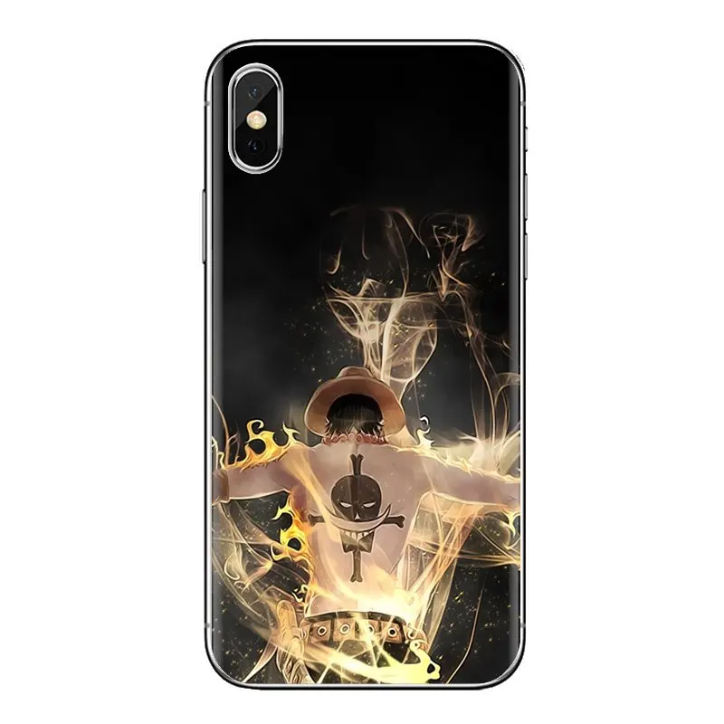 Тапочки в виде персонажа аниме Одна деталь Луффи Зоро Корпус для iPhone XS Max XR X 4 4S 5 5S