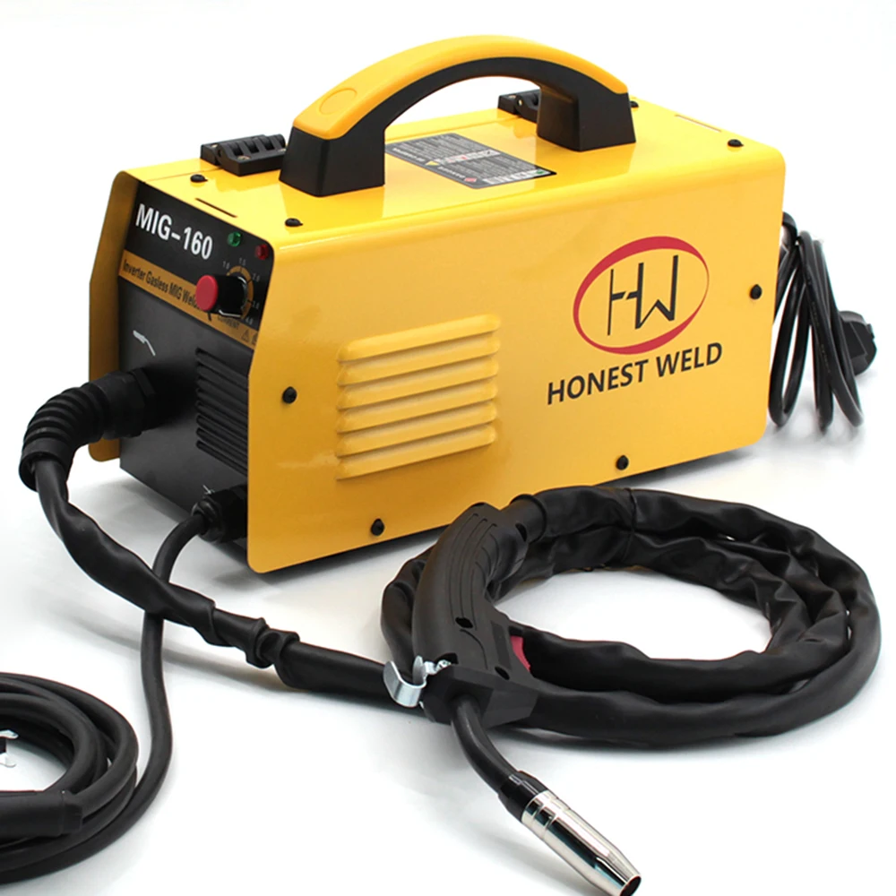 HONEST WELD MIG 160 Welder IGBT 220V СВАРОЧНЫЙ АППАРАТ сварочный аппарат Cварочный Aппарат |