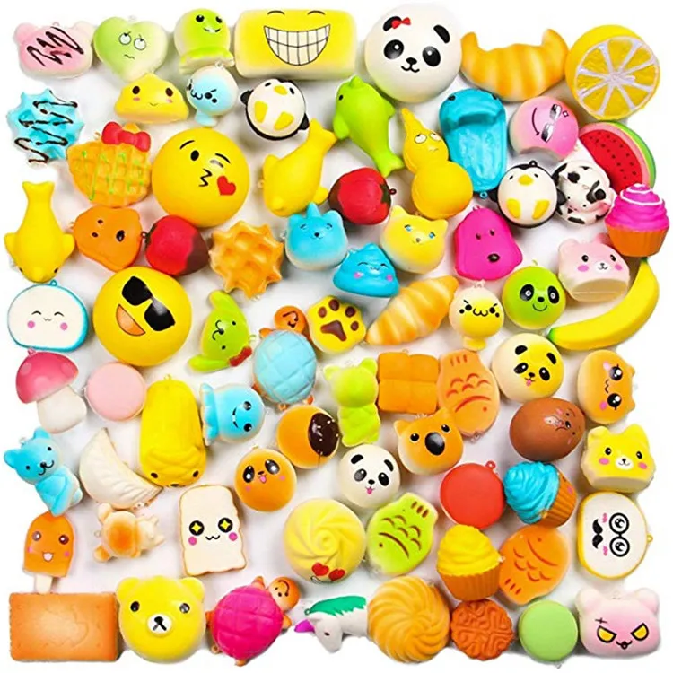 

Random 20/30/40 pcs Squishy Ice Cream Scented Slow Rising Kawaii Simulation Lovely Toy Soft Food Squishi Squishy Toy Squishies