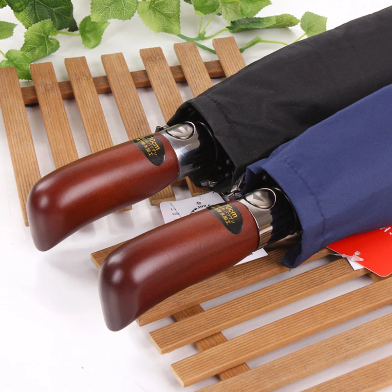 Большой деловой Зонт 125 см мужской автоматический зонт от дождя для женщин и