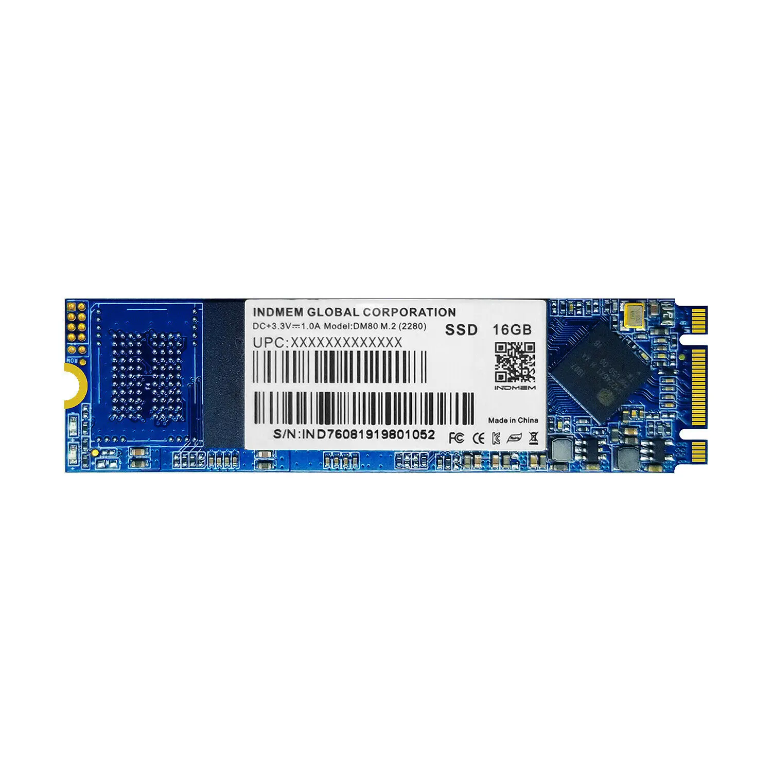 Твердотельный накопитель INDMEM MLC SSD M2 2280 512 ГБ 256 128 Гб 64 32 M.2 твердотельный Sata HD