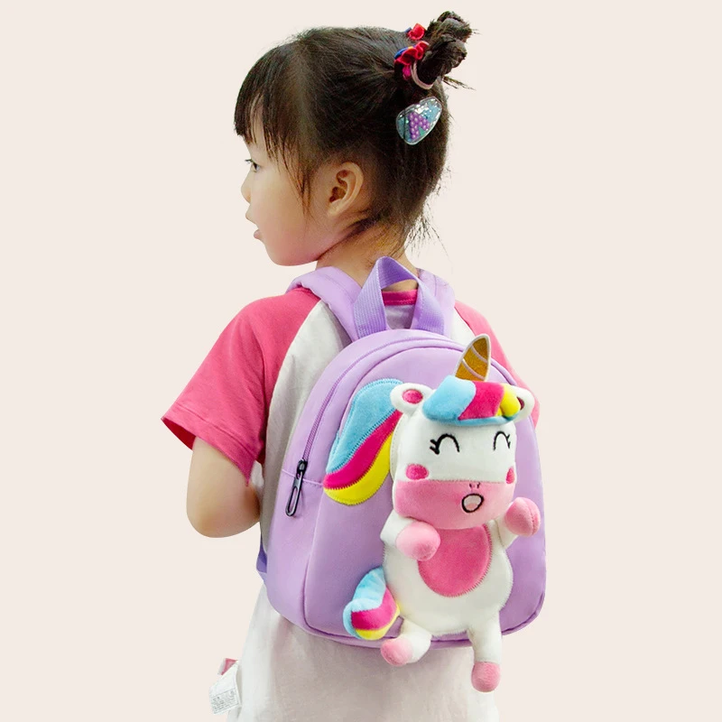 

2021 Children's outdoor travel Backpack Kawaii Backpack Cartoon Kindergarten Cute Dinosaur For Girls Boys Baby Small School Bag