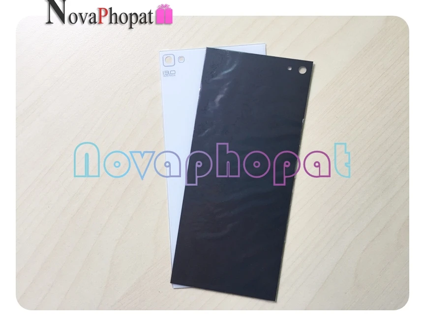 Novaphopat черный/белый корпус стеклянный объектив для Fly IQ4511 Tornado One Octa задний