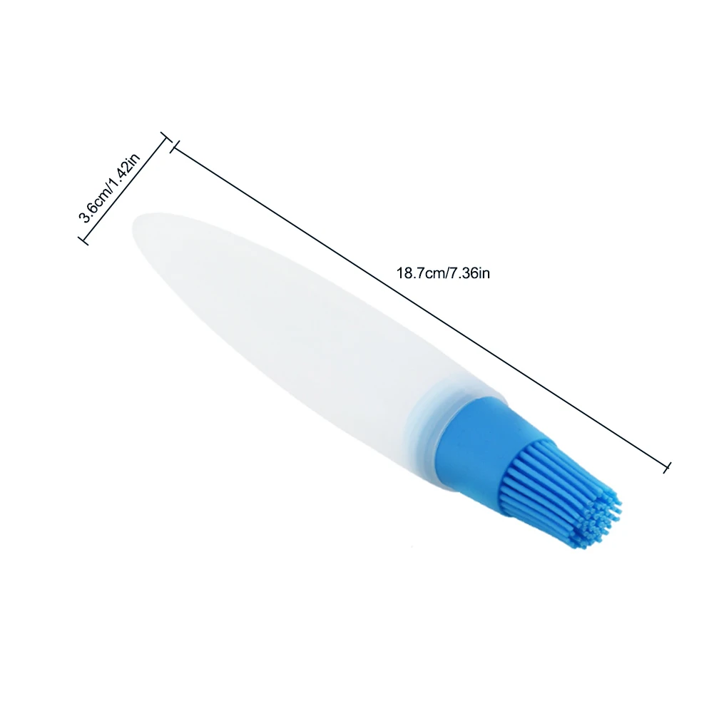 

1 piece of silicone oil bottle brush high temperature resistant multi-function oil bottle brush oil brush kitchen barbecue tool
