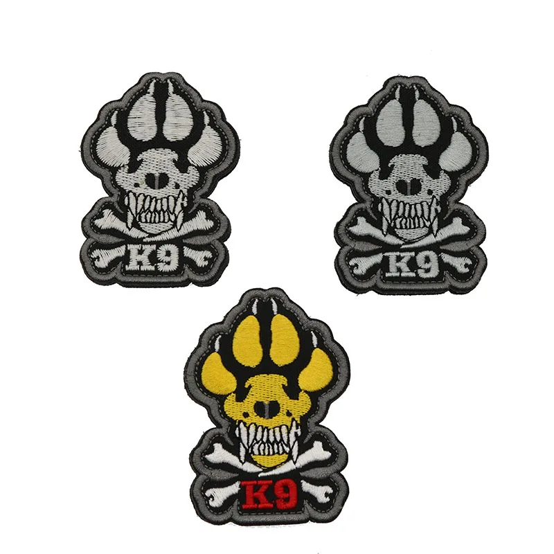 K9 собака Тактический нам армейский боевой 3D вышивальный знак применение