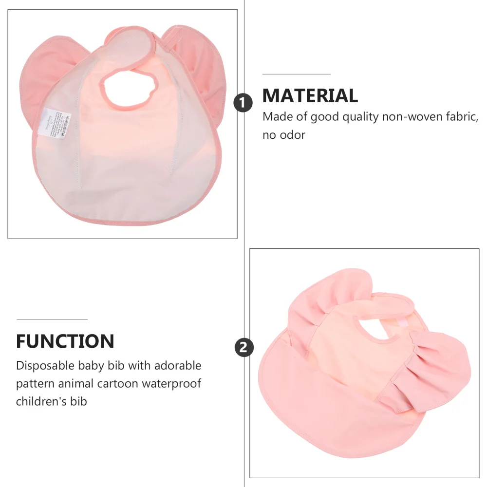 

Kids Drool Bib Eating Bib Apron with Lacework Decor for Infant Toddlers