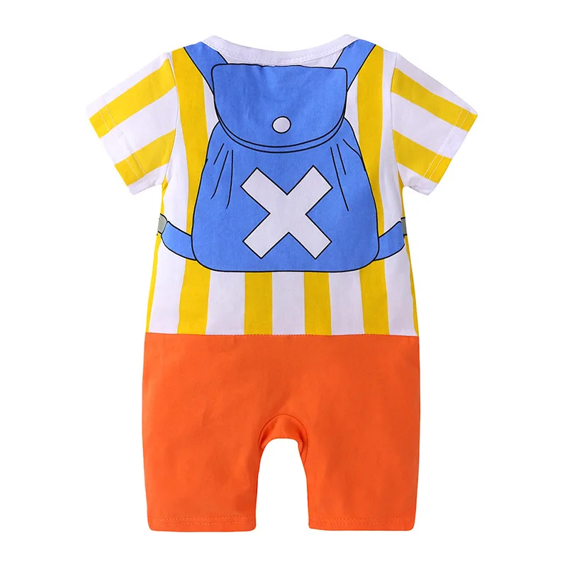 Summer Baby Rompers Japanese Anime Cosplay Girls Clothing Newborn Boys Costumes Short Sleeve Toddler Clothes Infant Jumpsuits | Детская