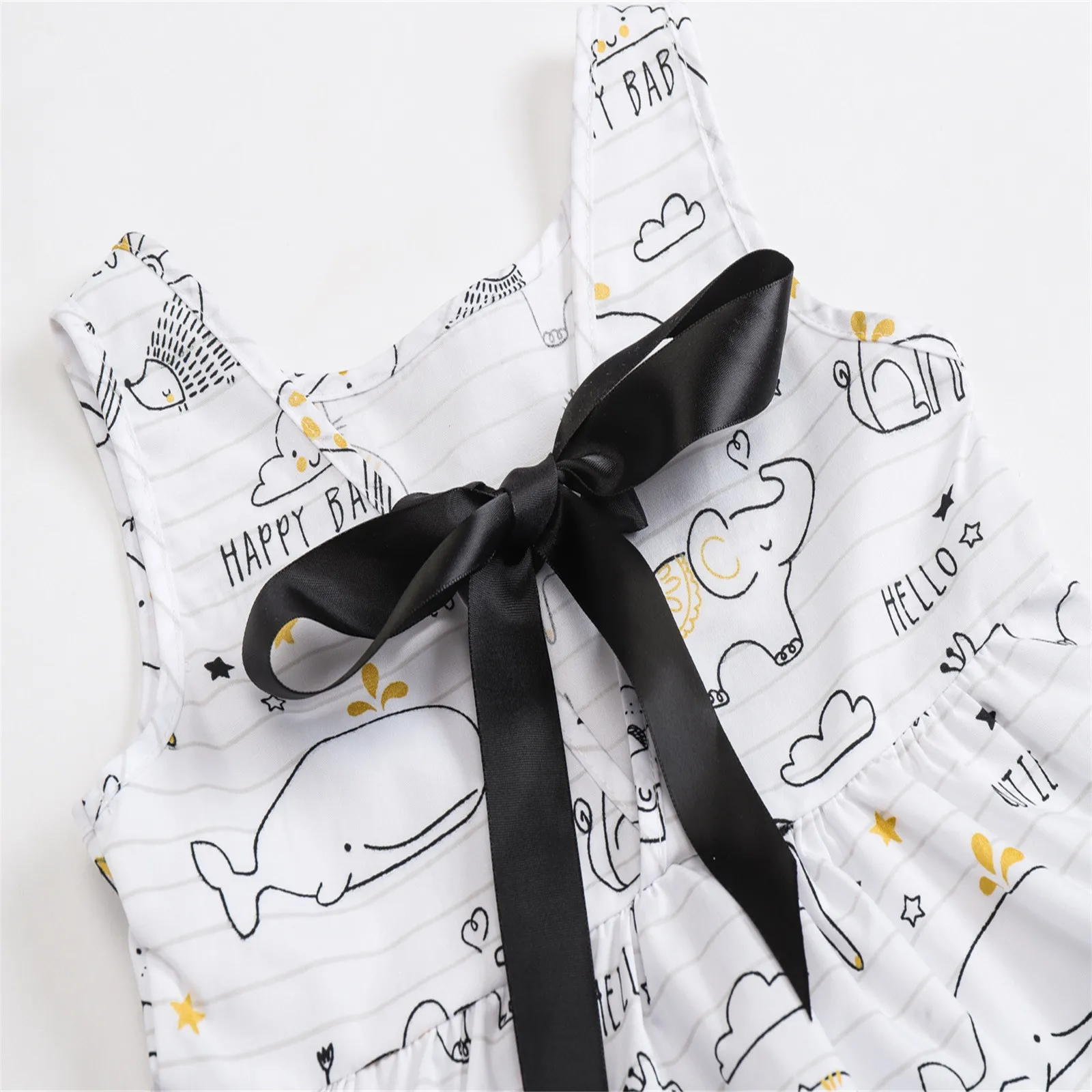 

Toddler Kids Baby Girl Summer Dress Seaside Beach Dress Sling Skirt Floral Skirt Baby Girl Dress