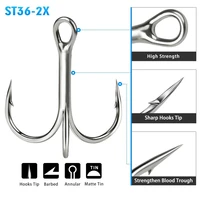 10pcsset sports outdoor lure barbed hooks high carbon steel fishing tackle fishhooks treble jig