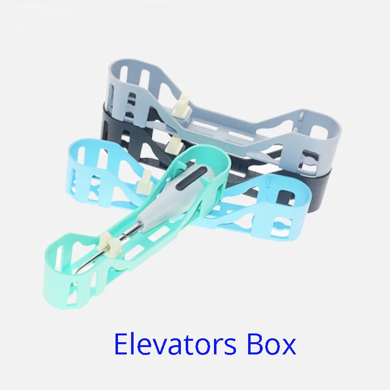 Коробка для хранения зубов стоматологических лифтов светильник голубой