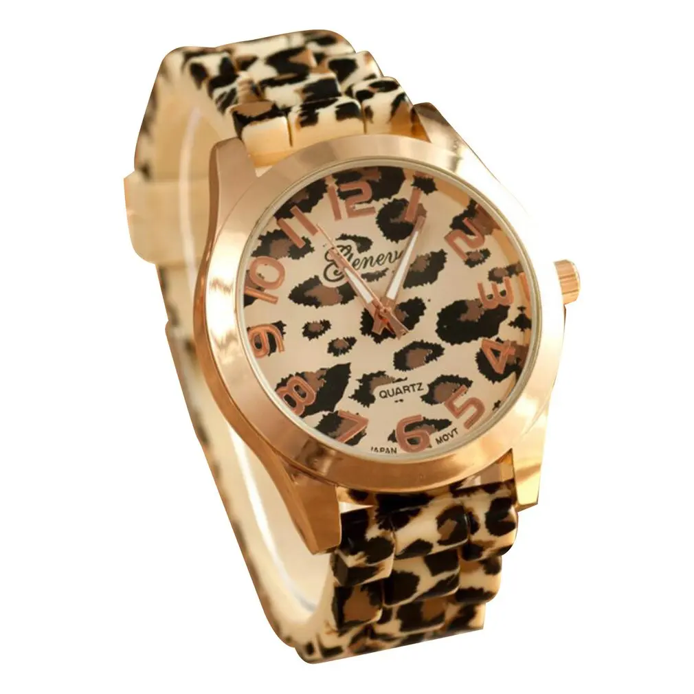 Женские силиконовые часы Lepord элегантные женские наручные с геометрическим