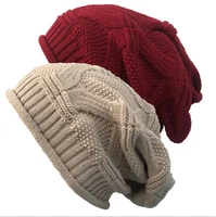 new knitted hat quick selling hip hop street dance wool headgear men women winter wool knit ski beanie skull slouchy caps