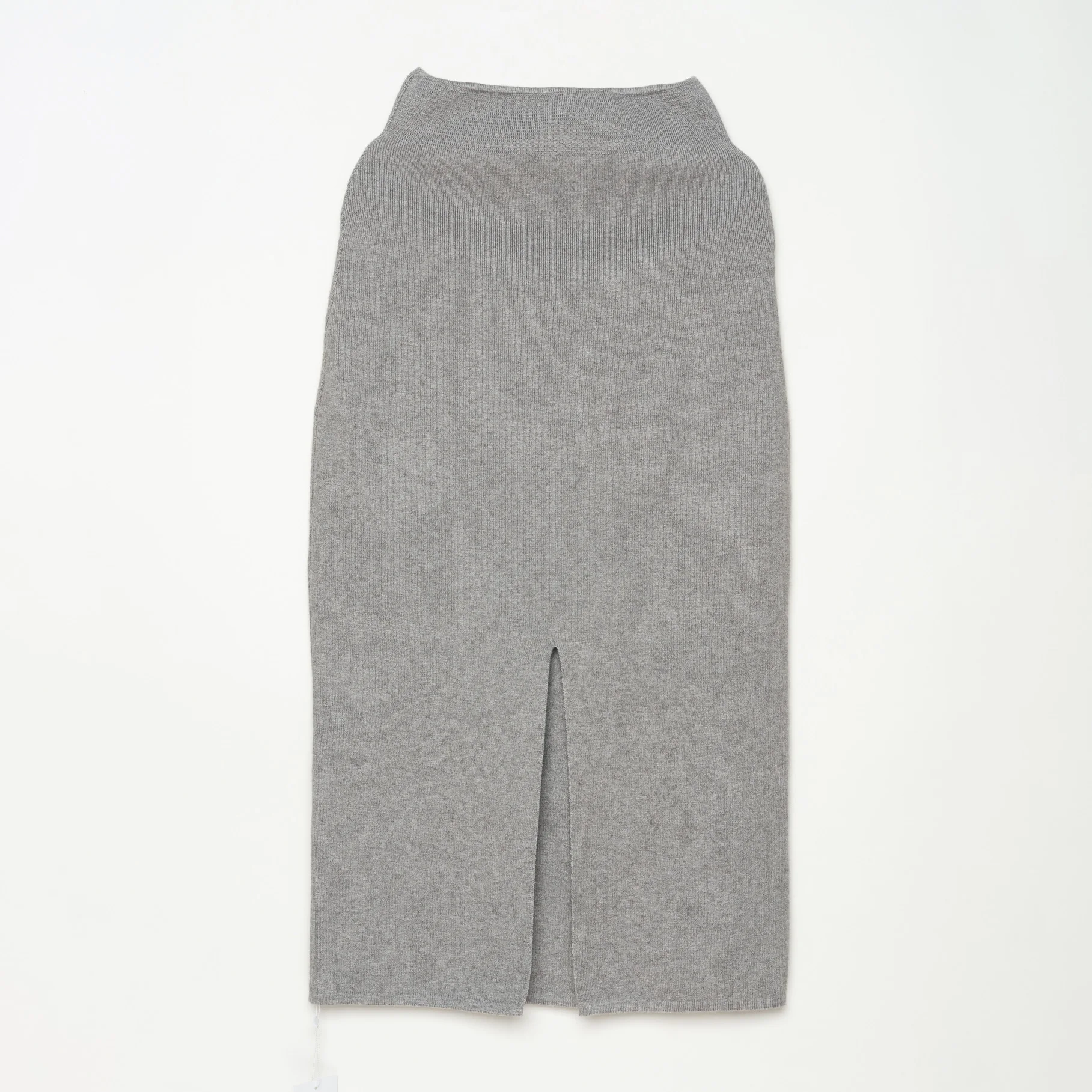 Трикотажная Юбка миди женские прямые длинные юбки до середины икры однотонные