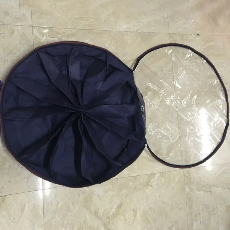 Круглый органайзер для хранения обуви многофункциональный прозрачный видимый