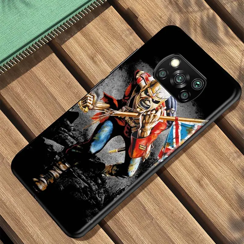 

Horror Skull Art For Xiaomi Redmi K30 K30S Mi 10T Lite Pro Poco X3 NFC X2 M3 M2 F2 Pro C3 F1 Soft Black Phone Case