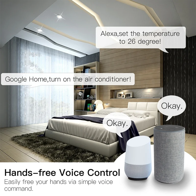 

Smart Air Conditioner Controller Companion WiFi IR Remote Controller Socket Voice Control APP Remote Control