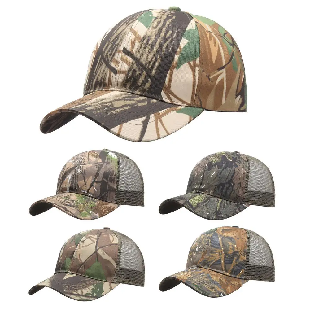 

1pc Outdoor Camouflage Hat Baseball Caps Simplicity Tactical Army Camo Hunting Cap Hats Sport Cycling Caps For Men Adult