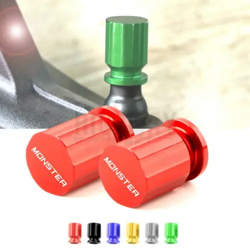 

Motorcycle CNC Aluminum Accessorie Wheel Tire Valve Stem Caps Airtight Covers For Ducati MONSTER 600 620 696 796 821