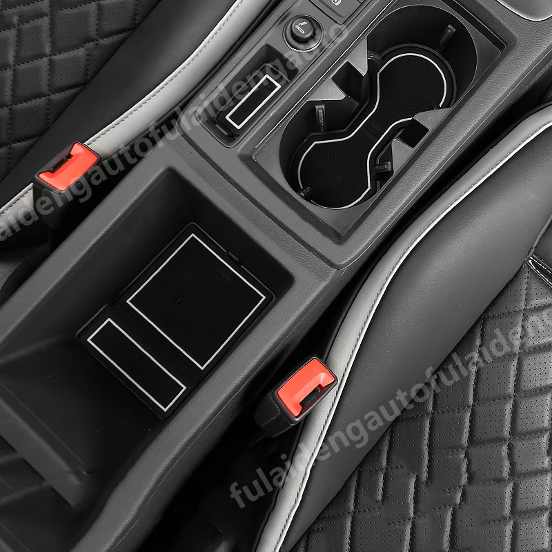 15 шт. для Audi Q3 2019 2020 Новый интерьер Non slip слот коврик двери стакана воды коврики