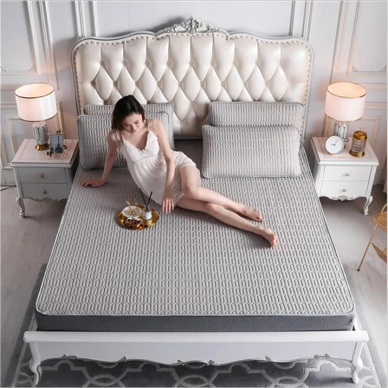 Латексная печать Складная охлаждение летом спальный коврик с подушкой Шамс Queen