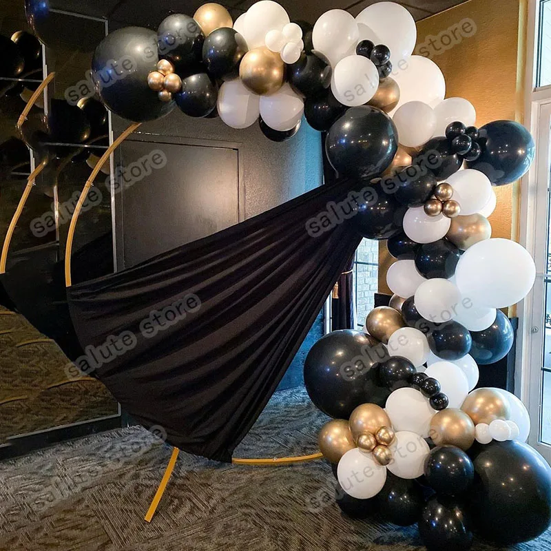 

91Pcs Balloon Monochrome Series Decorations Balloon Garland Latex Balloon First Choice for Luxury Parties Wedding Decoration