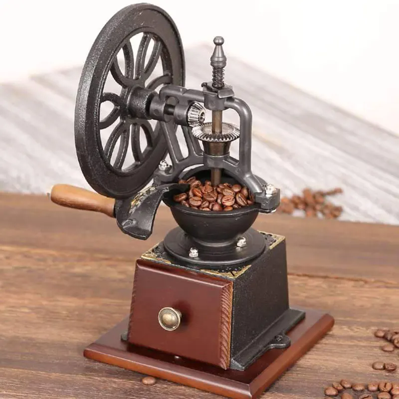 買取 レトロコーヒー豆グラインダー家庭用ハンドグラインダー手動小型手動コーヒーグラインダー