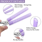 28 шт. разноцветные заколки для волос, пушистые заколки для корней волос, Воздушная челка, бигуди, самоклеящиеся щипцы для завивки волос, инструмент для укладки ленивых волос