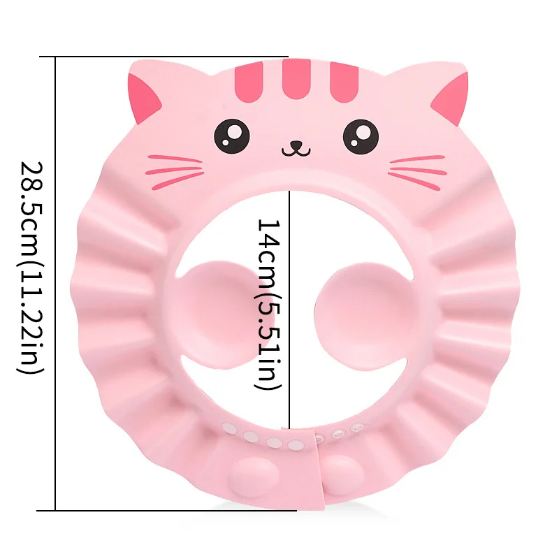 

Cartoon Baby Shower Cap Children's Hair Washing Can Be Waterproof To Protect Eyes And Ears Free Shipping