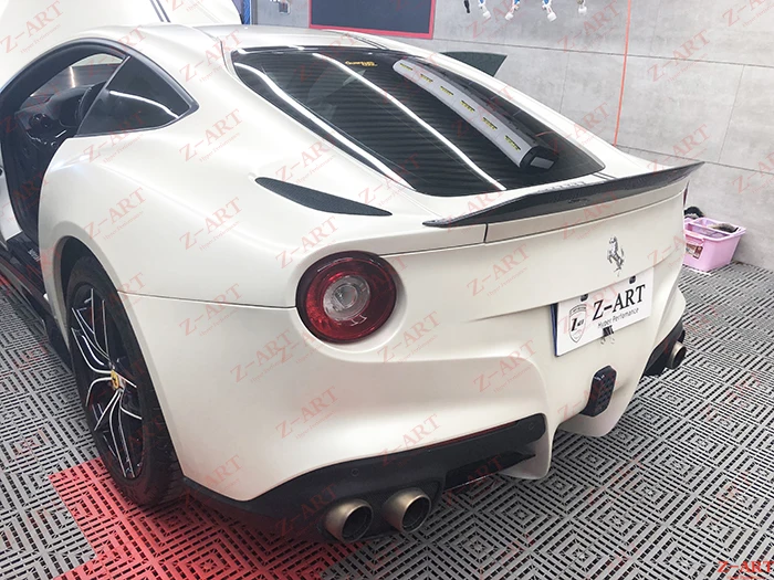 Z ART углеродного волокна задний спойлер для феррари F12 заднее крыло ducktail