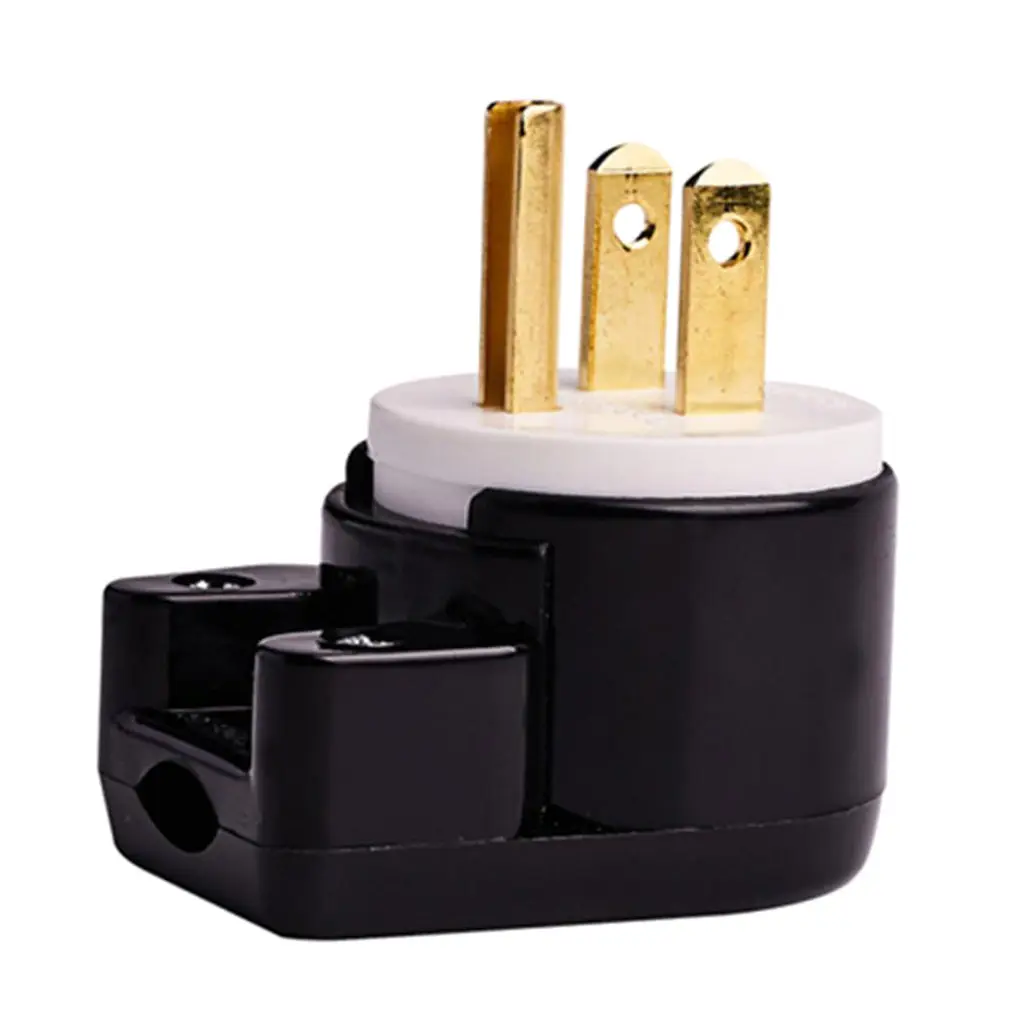 

Заземляющий фиксирующий штекер NEMA LK7515PT 5-15P, 15 А, 125 В переменного тока, 2 полюса, 3 провода