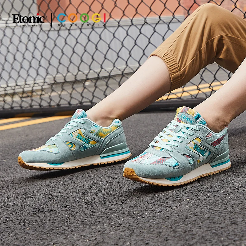 Женские кроссовки в стиле ретро ETONIC X COOGI воздухопроницаемые противоударные