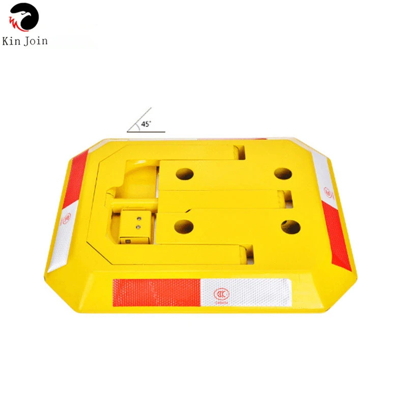 Восьмиугольный стальной блокировщик парковки барьер для автомобиля ручной