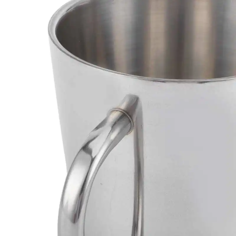 Кружка портативная 300 мл матовая нержавеющая сталь с двойными стенками