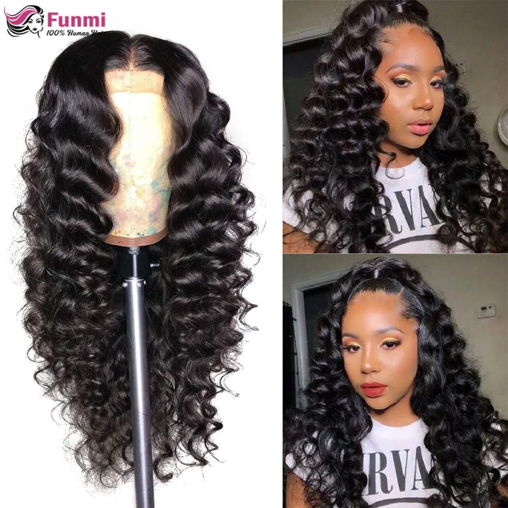 13x6 прозрачный Синтетические волосы на кружеве человеческих волос парики