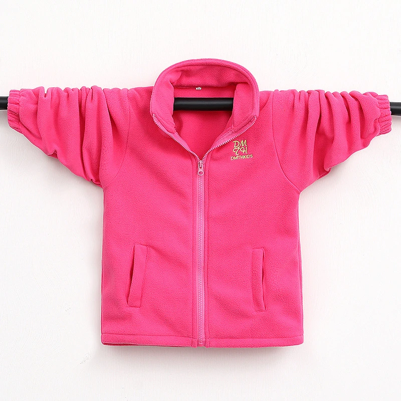 Новинка 2020 теплые флисовые куртки для девочек зимняя и осенняя