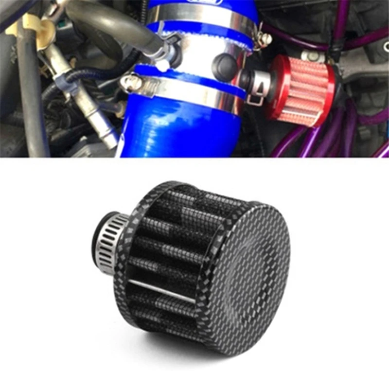 

Воздушные фильтры для мотоцикла с универсальным интерфейсом, 12 мм, автомобильный конусный воздушный Впускной фильтр, турбовентиляционный клапан, аксессуары для воздухозаборника