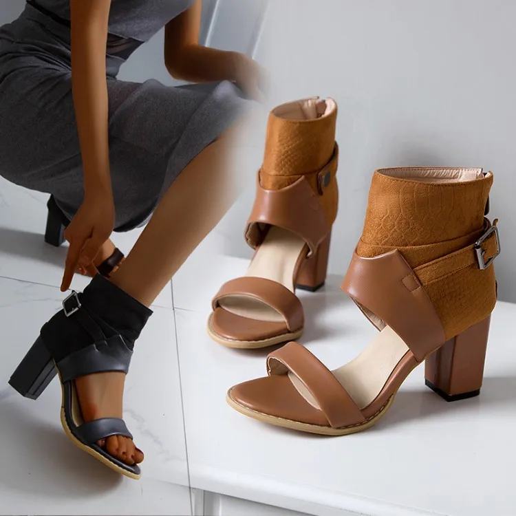 Импортные товары летние женские сандалии имбирь розовые римские босоножки на