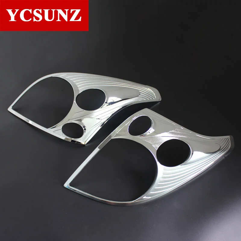 ABS Хром Передняя фара Крышка для Toyota Land Cruiser Prado Fj120 2003 2004 2005 2006 2007 2008|abs chrome|land cruiser