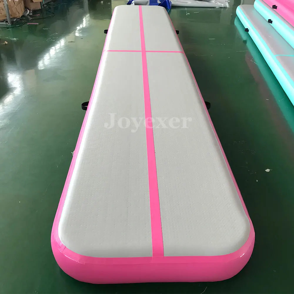 

Cheap Blue Inflatable Airtrack Tumbling Mat Inflatable Gymnastics Air track For Training With a Pump