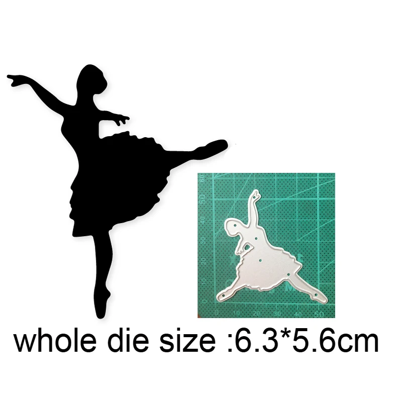 

Cutting dies Dancer Woman metal cutting dies cut die mold decoration Scrapbook paper craft knife mould blade punch stencils dies