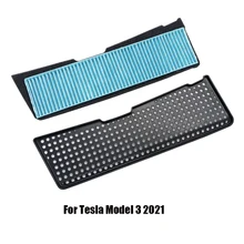 Новые автомобильные аксессуары для Tesla Model 3, крышка на вентиляционное отверстие, воздушный фильтр, антиблокировка потока, крышка на вентиляционное отверстие, защита на впуск 2021