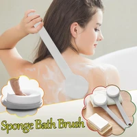 bath brush long handle scrubber skin massage brush feet rubbing body brush for back exfoliation brushes bathroom accessories