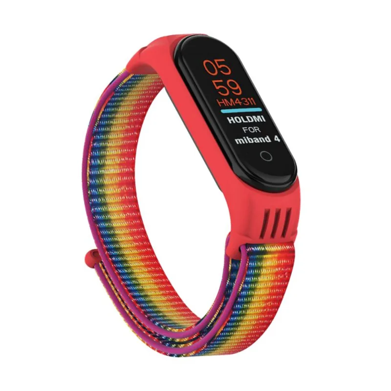 Нейлоновый Ремешок Для Xiaomi для Mi Band 4/3 сменный Браслет спортивный браслет дышащий