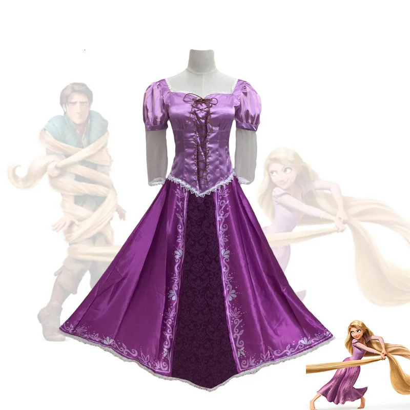 Женский костюм для косплея HISTOYE Рапунцель из мультфильма комикс принцессы на