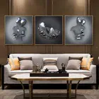 Металлическая фигурка, статуя, искусство, холст, живопись, романтические абстрактные постеры и принты, настенные картины, Современная гостиная, украшение для дома